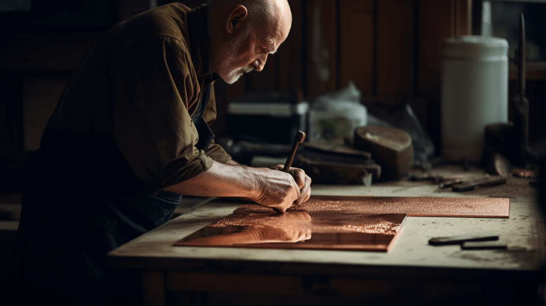 Comment couper des plaques de cuivre