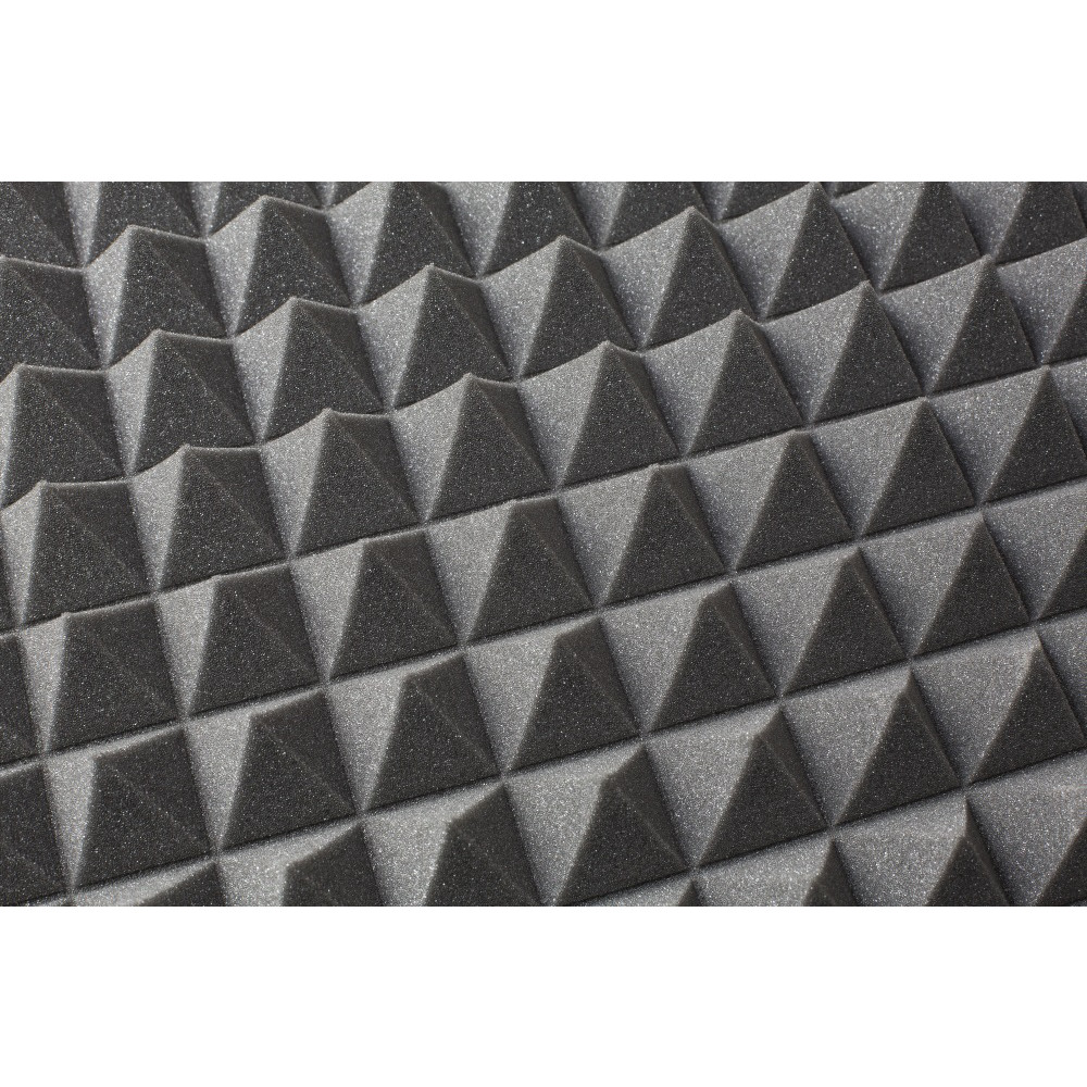 mousse acoustique insonorisante PYRAMIDE 50mm 50x50cm ininflammable megamix.sk
