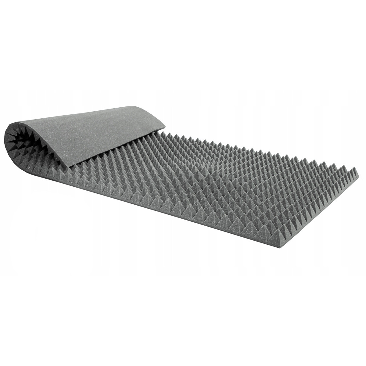 mousse acoustique insonorisante PYRAMIDE 60mm 200x100cm sans colle ininflammable megamix.sk