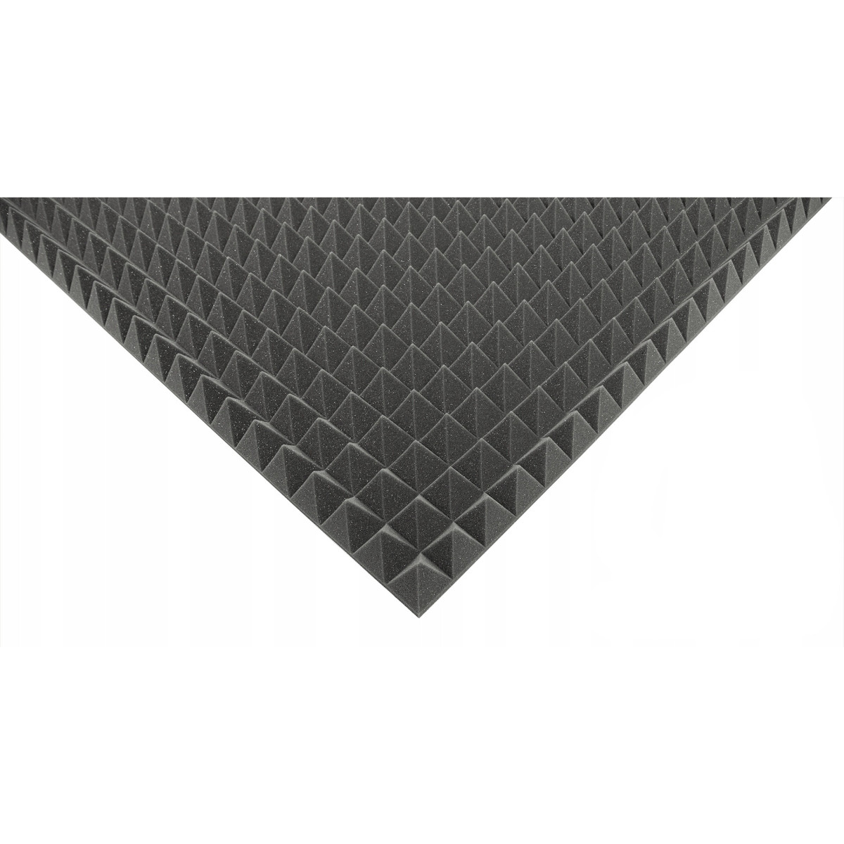 mousse acoustique phonique PYRAMIDE 80mm 200x100cm sans colle incombustible megamix.sk