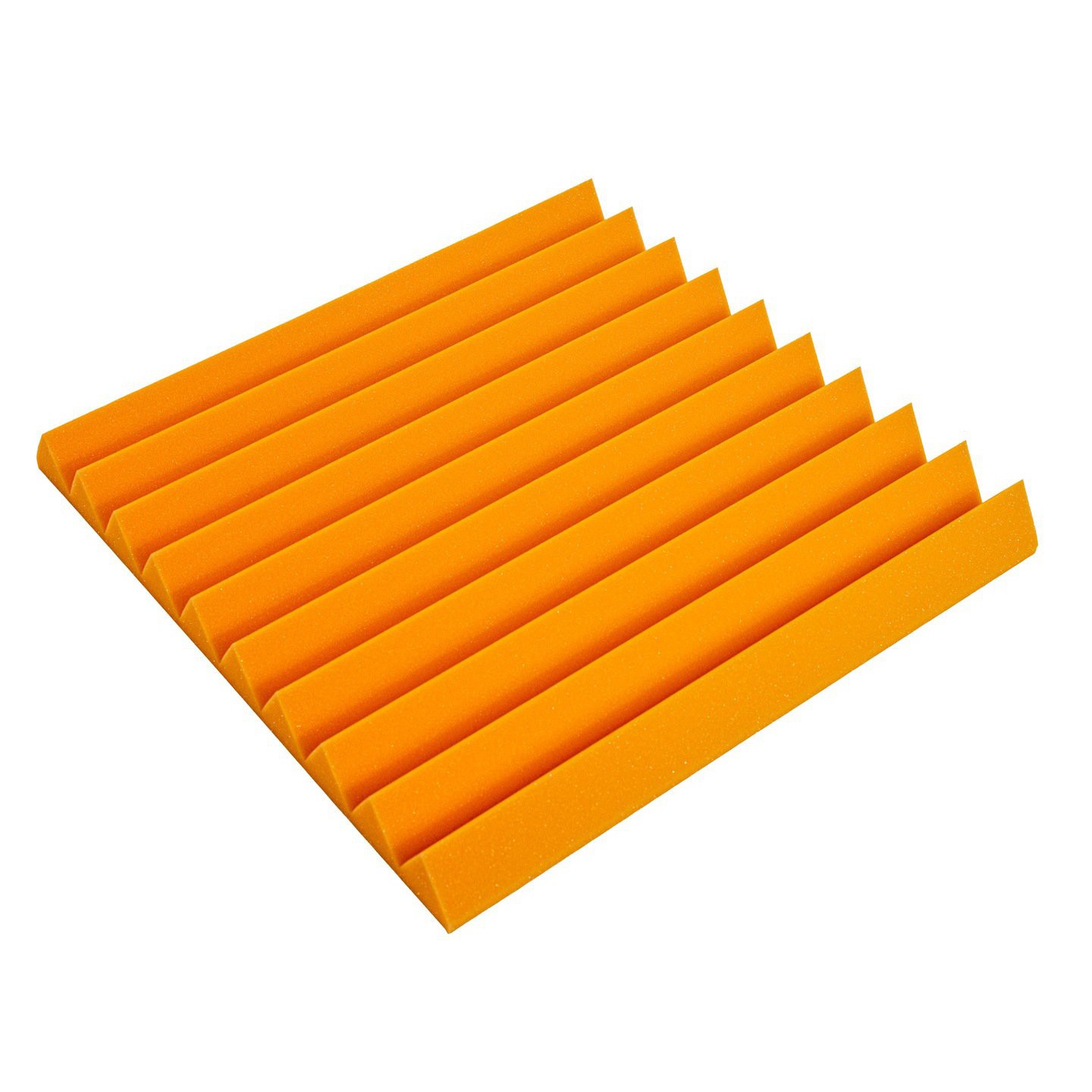 Panneau acoustique 50x50x5cm orange auto-extinguible ininflammable megamix