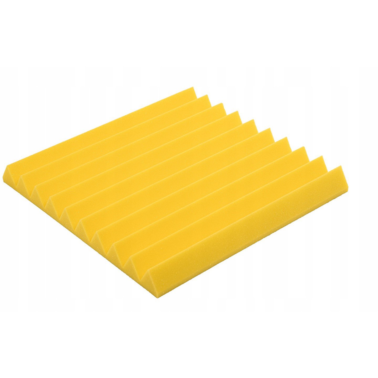 Panneau acoustique 50x50x5cm jaune auto-extinguible ininflammable megamix
