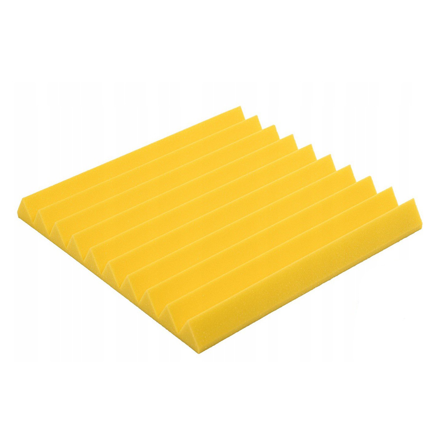 Panneau acoustique 50x50x5cm jaune auto-extinguible ininflammable megamix