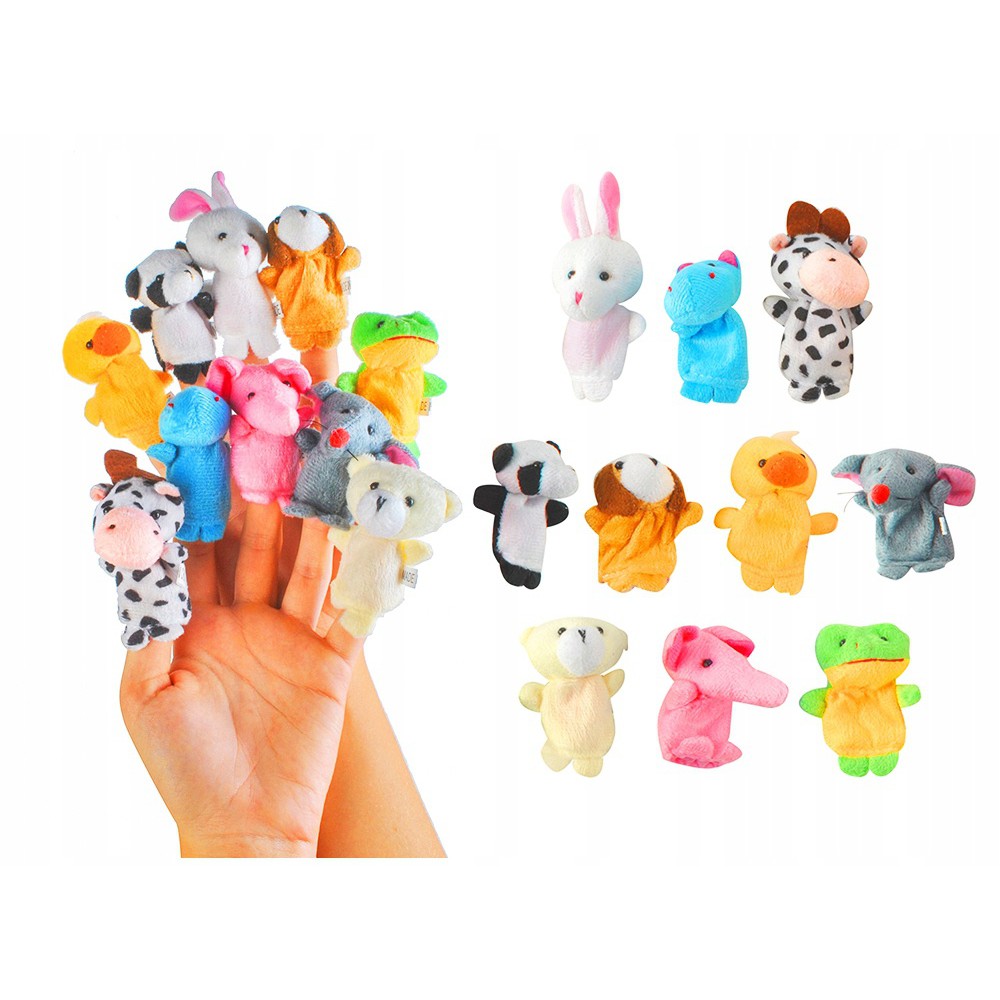 Marionnettes pour doigts 10pcs animaux megamix.sk