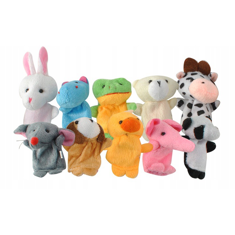 Marionnettes pour doigts 10pcs animaux megamix.sk