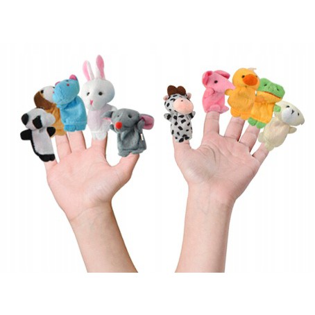 Marionnettes pour doigts 10pcs animaux megamix.sk