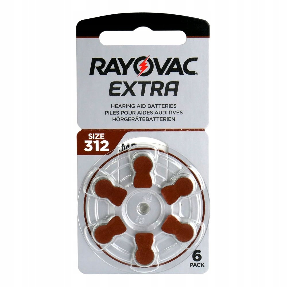 piles pour appareils auditifs 60 pcs Rayovac type 312/PR41 megamix.sk