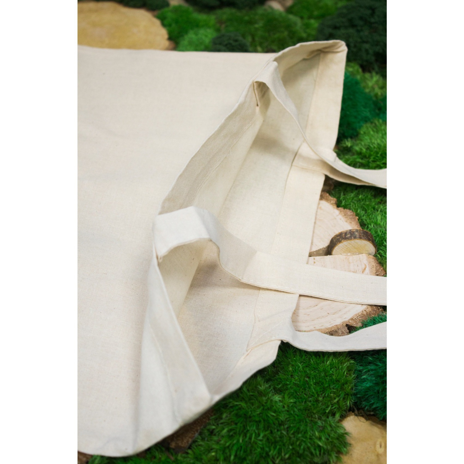 Sac en coton pour courses ECO beige 38x42cm megamix.sk