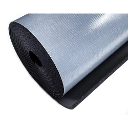 Mousse isolante autocollante caoutchouc étanche 3mm 25x100cm ISOLMAT M03S