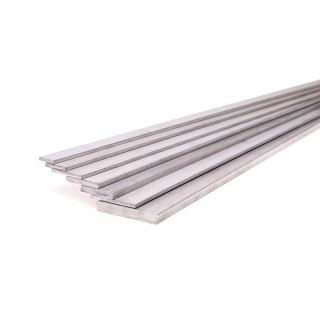 Barre plate en acier inoxydable 100x10 mm