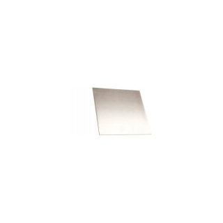Plaque alpaga (nouvel argent) 100x50x1 mm
