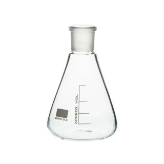 Erlenmeyerova banka 25 ml so zábrusom 19/26 - Glassco