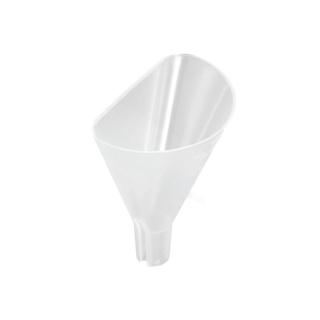 Entonnoir semi-circulaire en PP, diamètre 50 mm, pour raccords meulés 19/26 – laboratoire, pour un remplissage précis