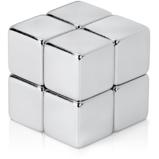 Neodymový magnet kocka 10x10x10 mm, trieda N45 – sada 8 ks