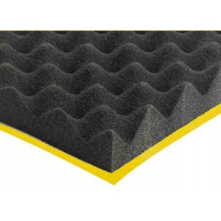 Mousse acoustique insonorisante autocollante 200x100cm 2cm