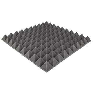 Mousse acoustique insonorisante PYRAMIDE 50mm 50x50cm ininflammable