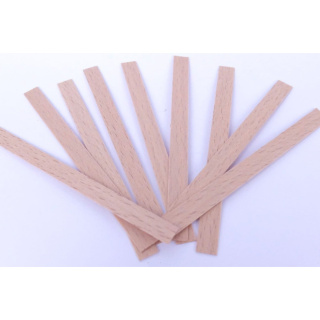 Mèche en bois pour bougie 110x10mm 10 pcs
