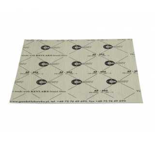 Plaque d'étanchéité GAMBIT AF-202 | Plaque d'étanchéité en aramide avec graphite pour basses températures