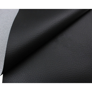 Cuir écologique noir PVC 140x50cm 440g/m²