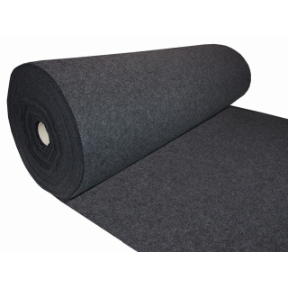 Feutre non tissé doux gris foncé 3mm 150x50cm 400g/m²
