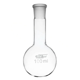 Banque ronde à col long 250 ml, meulage 29/32, verre borosilicaté BORO 3.3