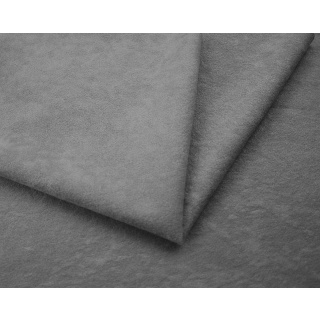 Microfibre grise rembourrée 50x150cm