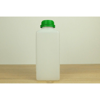 Bouteille en plastique avec bouchon vert 1l 220x90mm