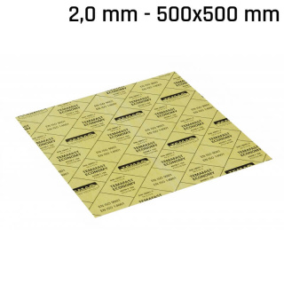Plaque d'étanchéité TEMAC Temafast 500x500x2,0 mm