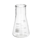 Kužeľová banka Erlenmeyerova sklenená 300 ml, široké hrdlo, borosilikátové sklo