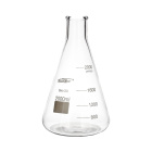 Kolba stožkovitá (Erlenmeyerova) sklenená 2000 ml s úzkym hrdlom, borosilikátové sklo