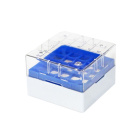 Boîte cryo pour congélation, 25 emplacements, 1,8 ml – PC, -190 à +121 °C, autoclavable