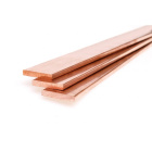 Tige plate en cuivre 20x10 mm