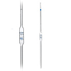 Pipette jetable, 25 ml, classe A, graduation bleue, avec certificat – DIN ISO 648