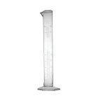 Cylindre doseur TPX – 25 ml, avec base hexagonale
