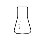 Erlenmeyerova banka (kužeľová) 100 ml, široké hrdlo, borosilikátové sklo BORO 3.3 - RASOTHERM