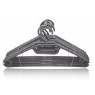 Cintres en plastique gris 10 pcs pivotants