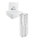 Cuvette PS 1,5 ml SEMI-MICRO, ouverture ronde, polystyrène optique, emballage de 100 pcs