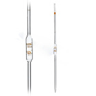 Pipette jetable, 25 ml, classe A, échelle brune, avec certificat – DIN ISO 648