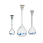 Bouteille jaugée en PP avec bouchon, classe B – 50 ml, DIN EN ISO 1042