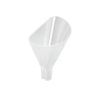 Entonnoir semi-circulaire en PP, diamètre 50 mm, pour raccords meulés 19/26 – laboratoire, pour un remplissage précis