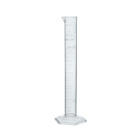 Cylindre gradué en PMP, classe A, avec bec verseur et graduation gravée – 50 ml, DIN 12681, ISO 6706