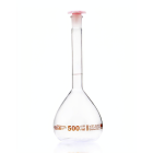 Bécher en verre gradué, 100 ml, classe B, échelle brune, joint rectifié 14/23