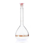 Bécher en verre, 50 ml, classe B, échelle brune, joint ground 12/21