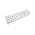 Support pour tubes à essai en plastique, 48 places (12×4), 1,5/2,0 ml, blanc – de laboratoire