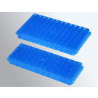 Support pour tubes à essai de type Eppendorf 96 emplacements, double face, pour tubes à essai 1,5/2,0 ml et 0,5 ml, polypropylène