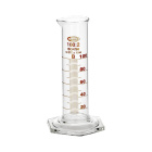 Odmerný valec sklenený 100 ml, nízky, trieda B - GLASSCO