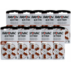 Piles pour appareil auditif 60 pièces Rayovac type 312/PR41
