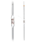 Pipette jetable, 15 ml, classe B, échelle brune – BORO 3.3