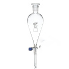 Entonnoir de séparation conique Squibb, 2000 ml, bouchon 29/32, robinet en verre, verre borosilicaté (BORO 3.3)