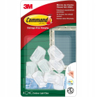 Command supports pour accrocher des décorations, lumières et câbles 8 pcs